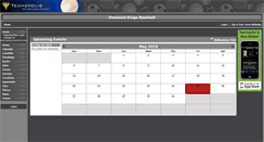 Desktop Screenshot of diamondkingbaseball.teamopolis.com