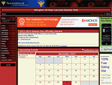 Tablet Screenshot of ahslacrosse.teamopolis.com
