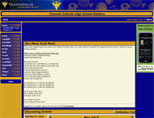 Tablet Screenshot of channelislandstrack.teamopolis.com