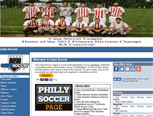 Tablet Screenshot of casasoccer.teamopolis.com