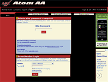 Tablet Screenshot of ajaxknightsatomaa.teamopolis.com