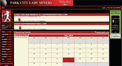 Desktop Screenshot of ladyminerssoftball.teamopolis.com