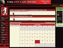 Tablet Screenshot of ladyminerssoftball.teamopolis.com