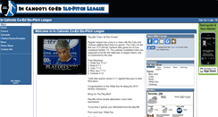 Desktop Screenshot of incahootsslopitch.teamopolis.com