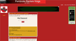 Desktop Screenshot of bantamkings.teamopolis.com