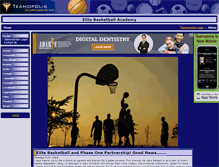 Tablet Screenshot of elitebasketballacademy.teamopolis.com