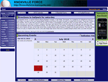 Tablet Screenshot of knoxvilleforce.teamopolis.com