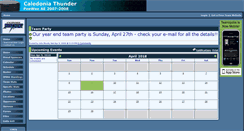 Desktop Screenshot of caledoniathunder.teamopolis.com