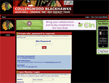 Tablet Screenshot of peeweehawks.teamopolis.com