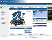 Tablet Screenshot of lbgcwildcats.teamopolis.com