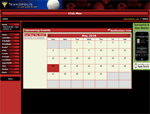 Tablet Screenshot of clubmaxvolleyball.teamopolis.com