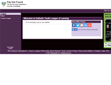 Tablet Screenshot of lansingcyl.teamopolis.com