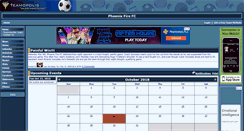 Desktop Screenshot of phoenixfirefc.teamopolis.com