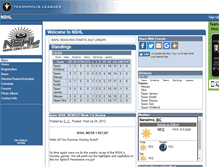 Tablet Screenshot of nshl.teamopolis.com