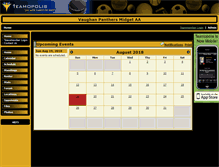 Tablet Screenshot of panthers91.teamopolis.com