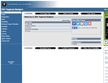 Tablet Screenshot of 01saginawbadgers.teamopolis.com