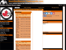 Tablet Screenshot of hamiltonsoccer.teamopolis.com