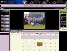 Tablet Screenshot of carmarthenhockey.teamopolis.com