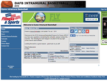Tablet Screenshot of dyessbball.teamopolis.com