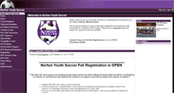 Desktop Screenshot of nortonyouthsoccer.teamopolis.com