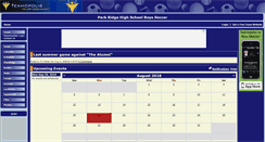 Desktop Screenshot of parkridgesoccer.teamopolis.com