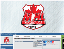 Tablet Screenshot of mississaugahockey.teamopolis.com