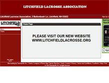 Tablet Screenshot of litchfieldlacrosse.teamopolis.com
