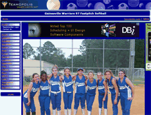 Tablet Screenshot of gainesvillewarriors.teamopolis.com