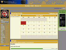 Tablet Screenshot of drakkargoldatomecc.teamopolis.com