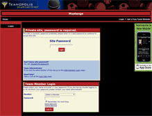 Tablet Screenshot of gatewaymustangs.teamopolis.com