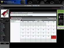 Tablet Screenshot of jrcoyotesu14.teamopolis.com