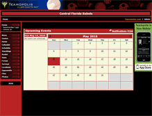 Tablet Screenshot of centralfloridarebels.teamopolis.com