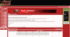 Desktop Screenshot of heatsoftball.teamopolis.com