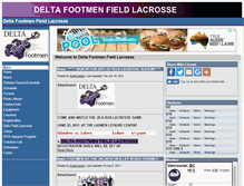 Tablet Screenshot of deltafootmen.teamopolis.com