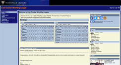 Desktop Screenshot of coalcrackerwrestling.teamopolis.com