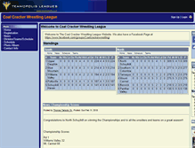 Tablet Screenshot of coalcrackerwrestling.teamopolis.com