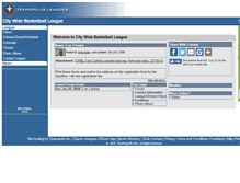 Tablet Screenshot of cwbl.teamopolis.com