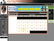 Tablet Screenshot of kolpingkicks.teamopolis.com