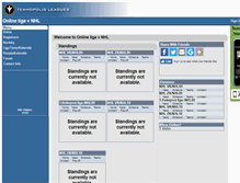 Tablet Screenshot of nhlonlineliga.teamopolis.com
