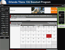 Tablet Screenshot of orlandotitans13u.teamopolis.com