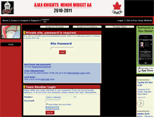 Tablet Screenshot of ajaxknightsminormidgetaa.teamopolis.com